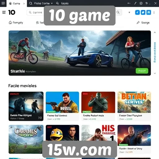 Avaliação da interface do site 10 game